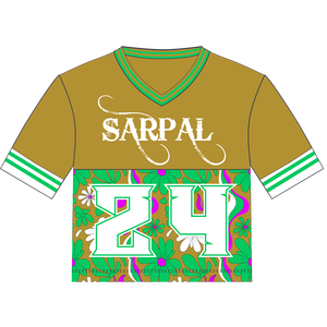 Camiseta Deportiva de Fútbol Personalizada Retro de Poliéster/Algodón, Impresión por Serigrafía, 280g, Manga Corta, Cuello en V, para Hombre - Product Image 1
