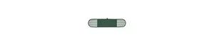 Doppia striscia Chef cucina cucina cottura collezione forno, doppio guanto da forno, 35x7.5 ", verde scuro | Importazioni di Design - Product Image 1