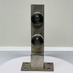 Durable 304 <b>Stainless</b> <b>Steel</b> T-Connector Designed for Busy Restroom Areas Long-Term Use School Toilet Partitions <b>Brackets</b> - Product Image 1