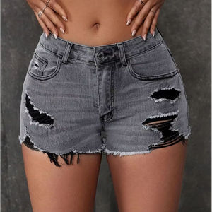 Shorts en jean Y2K pour femmes, style festival, pour la génération Z, vente en gros, faible MOQ, commandes en gros, livraison rapide - Product Image 4