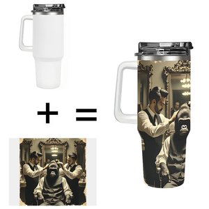 40oz Stainless Steel Tumbler <b>Large</b> Capacity Insulated Travel Mug for County Fair and Exhibition - Product Image 1