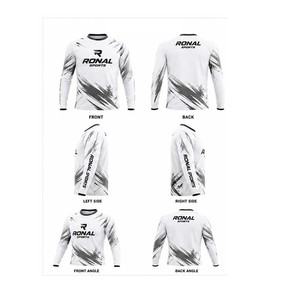 Nouveau maillot de vélo de montagne léger à manches longues pour hommes et femmes, chemise de descente, équipement de motocross d'hiver, vêtements de cyclisme personnalisables - Product Image 1