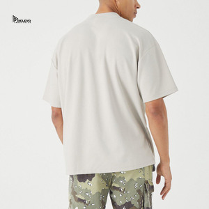 Camiseta de Algodón Lisa Personalizada para Hombre, 220g, Suave, Transpirable, Informal, Cómoda, para Verano, Suministro al por Mayor, Ropa de Alta Calidad - Product Image 2