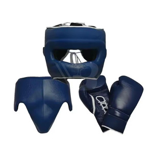 Gants de MMA en cuir véritable, ensemble de boxe, logo personnalisé, protection corporelle Sanda, équipement de sparring Taekwondo, nouveau design élégant - Product Image 4
