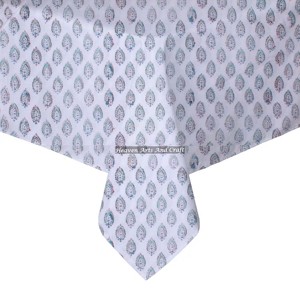 Mantel Cuadrado de Algodón de 220 cm con Diseño Estampado a Mano, Tela Suave y Duradera para Mesa de Comedor, Cocina y Jardín, Precio al por Mayor - Product Image 3
