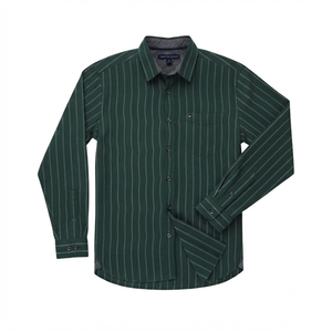 Camisa de Verano para Hombre, de Algodón, con Cuello, Rayas, Botones, Estilo Casual y de Negocios, Precio Bajo, Alta Calidad, Proveedor Confiable - Product Image 2