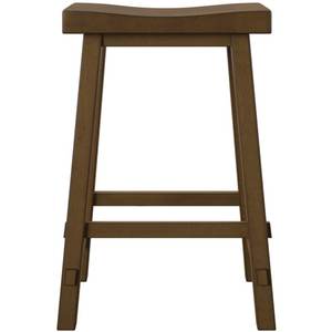 Chaise de bar de style nordique de luxe avec cadre en métal et siège en bois, hauteur de comptoir, avec repose-pieds pour îlot de cuisine et bar à domicile - Product Image 5