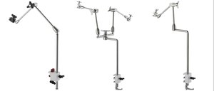 RainbowMMed Endoscope Holder Flexible <b>Table</b> mounted with 3 Arms Laparoscopic Stainless steel reusable endoscope holder - Product Image 3