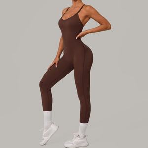 Women Fashion Neck <b>Jumpsuit</b> Wide Leg Casual Summer Romper Beach Holiday Outfit Travel Wear Stylish Comfortable Modern - Product Image 1