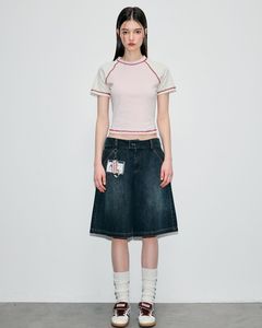 T-shirt Femme Personnalisé en Gros – Imprimé Décontracté Noir et Blanc Contrastant, Coupe Slim, Grandes Tailles - Product Image 3