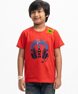 T-shirt pour garçons à manches courtes, col rond, tricoté, 100 % coton, imprimé animal compressé, style décontracté, collection 2026, vente chaude, prix abordable, Bangladesh - Product Image 5