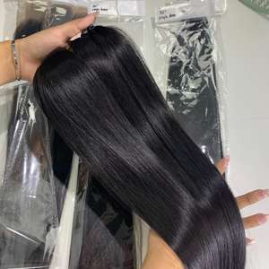 Orange 100% Vietnamien Unique Donateur Cheveux Bundle Haute Qualité Os Droite Cheveux Humains Tissage Superbe Qualité En Gros - Product Image 5