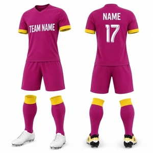 Uniforme de Fútbol Ligero Totalmente Personalizado para Entrenamiento Deportivo, Color Sólido, Material Transpirable y Ecológico - Product Image 1
