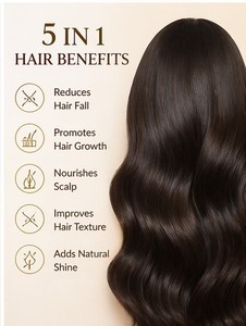 Shampooing Puissant à l'Oignon et aux Graines Noires Anti-Casse pour Cheveux Volumineux et Croissance Capillaire, Soin Quotidien Nourrissant aux Herbes, Unisexe - Product Image 6