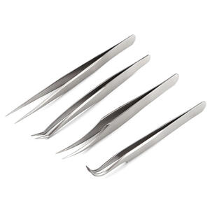 แหนบต่อขนตาแบบพรีเมียม ป้องกันไฟฟ้าสถิต ปลายแม่นยำ สำหรับต่อขนตา - Product Image 6