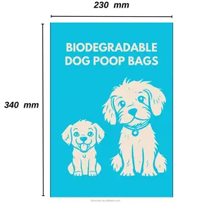 Bolsas para caca de perro perfumadas ultra gruesas y a prueba de fugas personalizadas Bolsas para caca de perro
