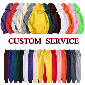 High Quality Custom Logo Hooded Solid Heavyweight Eco-Friendly Men <b>Women</b> Casual Tracksuit for Winter Sports & Gym Fitness - Product Image 3