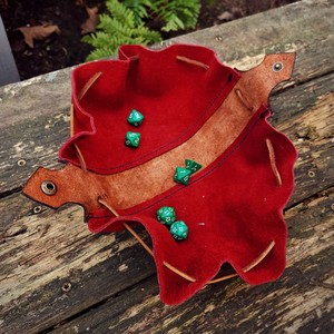 Bolsa de Dados con Cordón de Nuevo Diseño, Hecha a Mano, de Cuero PU de Primera Calidad, Bolsa de Almacenamiento de Dados para Juegos de DND - Product Image 3