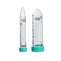 Tubes de Centrifugation JET BIOFIL 100mL, Ronds, Bouchon Plat, Stériles, RCF 6000xg, Sachet Refermable pour Utilisation en Laboratoire
