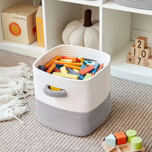 Stylish Jute <b>Basket</b> – Handmade Natural Fiber <b>Storage</b> <b>Basket</b> for Modern and Rustic Interior Decoration - Product Image 5