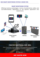 Système intelligent EMS Furutec, solution d'équipement de distribution d'énergie pour centre de données industriel et extérieur, jusqu'à 6300A 1000V, fabriqué en Malaisie