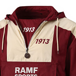 แจ็คเก็ตบอมเบอร์สีขาวสไตล์ลำลองแบบยูนิเซ็กซ์  ขนาด 6XL  แบบกันลมสำหรับฤดูหนาว  ตกแต่งด้านหน้าได้ตามต้องการ  แบบโค้ชบลูซอง  ปิดด้วยซิป - Product Image 5