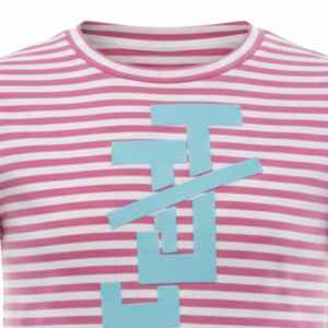 Jack and Jill Girls Striped Cotton Casual <b>Dress</b> <b>Short</b> <b>Sleeve</b> Summer Kids Fashion Comfortable Soft Youth Wear - Product Image 4