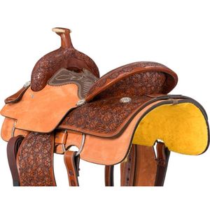 Fabricant et exportateur en gros d'équipements d'équitation : Selle de cheval western en cuir de qualité supérieure, pour ranch, trail et roping, directement de l'usine - Product Image 6
