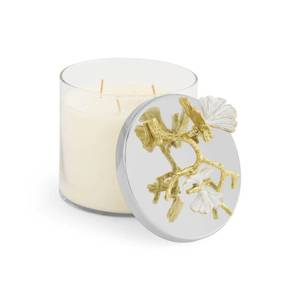 Pot à bougie papillon en verre et laiton de qualité supérieure avec couvercle doré, bougie parfumée en cire de soja de luxe, ensemble cadeau décoratif pour la maison - Product Image 2