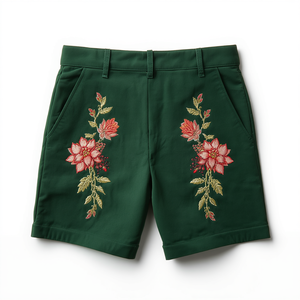 Pantalones Cortos de Moda Bordados de Lujo para Hombre, Prenda Inferior Informal Premium, OEM ODM - Product Image 4