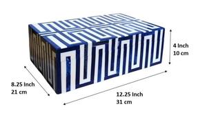 Caja de Joyería Decorativa Hecha a Mano con Diseño Marroquí de Flor de Amor con Incrustaciones de Hueso Ecológica, Decoración para Mesa del Hogar, Año Nuevo - Product Image 4