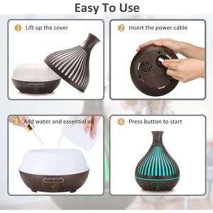 Diffusore di Aromi a 14 Luci con Spegnimento Automatico e Telecomando, Timer, per Grandi Ambienti, Diffusore di Oli Essenziali con Controllo dell'Umidità per Uffici - Product Image 5