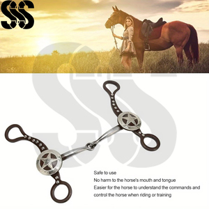 Mors d'équitation espagnoles et western de haute qualité, durables, résistantes à la rouille, confortables, finition antique, pour l'entraînement, prix de gros - Product Image 4