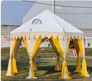 SHREE SIDHI VINAYAK <b>TENT</b> EXPORT Partyzelt Marquee <b>Canopy</b> <b>Tent</b>-Cotton Double Layer MSI Frame Fire Retardant Three-Season UV - Product Image 4