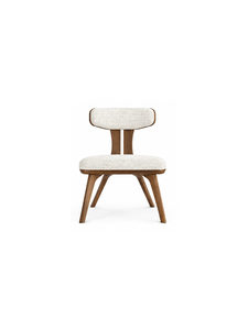 Fauteuil de salon moderne rembourré avec pieds en bois, dossier solide, design mi-siècle, mobilier ergonomique pour la maison - Product Image 1