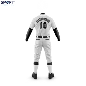 Uniforme de Béisbol Personalizado 2026, Servicio OEM, 100% Poliéster Transpirable y de Secado Rápido, Sublimado por Transferencia de Calor - Product Image 5