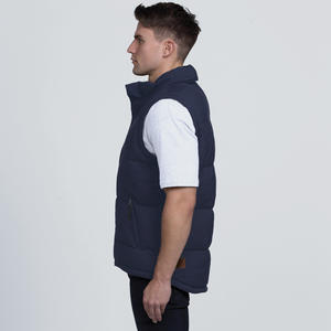 Chalecos Acolchados Negros y Azul Marino 100% Poliéster de Fábrica al por Mayor, Chaquetas con Cremallera OMMIZ de Alta Calidad, Chaquetas Personalizadas de Invierno para Hombre - Product Image 6