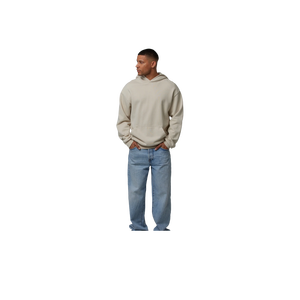Sudadera con Capucha Extra Grande para Hombre, 450 GSM, Color Sólido, Felpa de Algodón, Estilo Casual, Diseño con Bolsillos, Corte Regular, Otoño - Product Image 1