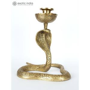 Decoración de mesa de serpiente hecha a mano de 8 pulgadas con portavelas Otro artículo de decoración del hogar Otros portavelas Linternas y tarros de velas - Product Image 4