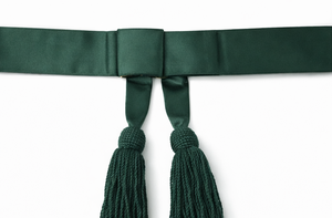Cinturón de Vestir Formal de Primera Calidad Piper Green, Cinturón de Vestir Ceremonial de Estilo Clásico con Borlas - Product Image 5