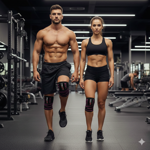 Bandages de compression élastiques Rexfit Sports pour le powerlifting, soutien du genou pour la musculation et l'entraînement - Product Image 3