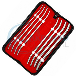 Juego de Dilatadores Uterinos Pratt de 8 Piezas, Acero Inoxidable, Ginecología, Obstetricia, Dilatadores Cervicales, Instrumentos Quirúrgicos, Certificación CE - Product Image 3