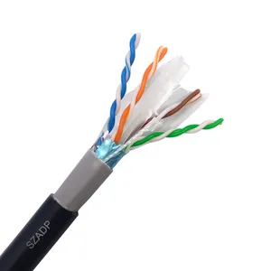 6类电缆通过测试纯铜24awg 2pr 4pr 305m 1000ft 0.56 Utp 6类室内电缆