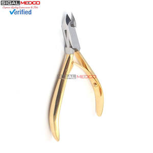 Coupe-ongles professionnels pour ongles incarnés, pinces coupantes latérales droites et courbées, outils de beauté, repousse-cuticules, couteau à peau - Product Image 6