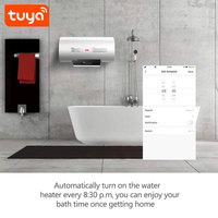 Compteur d'énergie WiFi intelligent Tuya sur rail DIN, contrôle vocal via l'application Smart Life pour la surveillance de la consommation électrique des appareils domestiques PST-ZMAi-90