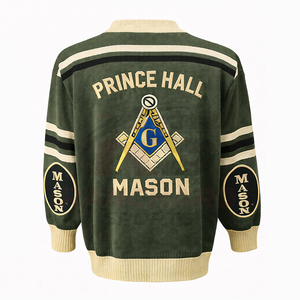 <b>Men</b>’s Masonic Logo Sweater – Premium Knitted Freemason <b>Pullover</b>, Comfortable Casual Winter Wear, Custom Design & Private Label - Product Image 2