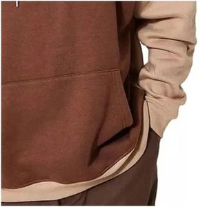 Sweat-shirts à capuche pour hommes en couleurs contrastées, prix bas, vêtements décontractés d'hiver, matière en coton - Product Image 5