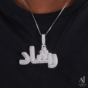 Pendentif Moissanite en Argent Sterling 925 avec Détails en Pierre Raffinée et Mouvement Quartz Fiable – Approvisionnement Direct Usine - Product Image 5