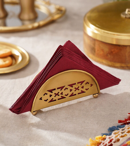 Excelente Porta Servilletas de Latón Dorado, Organizador de Estilo Glamuroso, Accesorio de Escritorio, Porta Pañuelos de Latón, Mejor Precio - Product Image 5