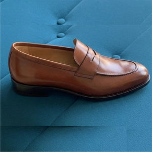 Zapatos de cuero más vendidos, zapatos de cuero personalizables, zapatos de cuero antipinchazos y antideslizantes, zapatos de cuero para hombre. - Product Image 6